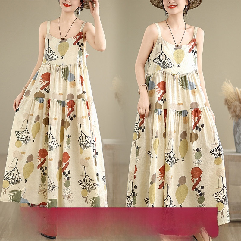 Good Floral & Wedding Decor Supply Photos - Vestido Maxi Floral de Algodão e
