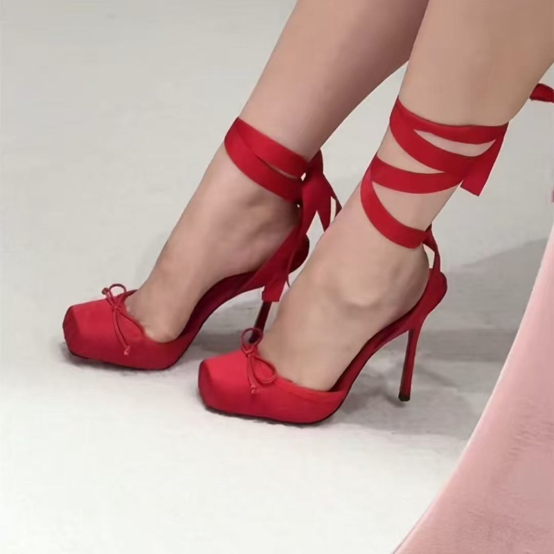 Sapatos de Salto Alto Vermelho - Wedding Fx avaliação e preço
