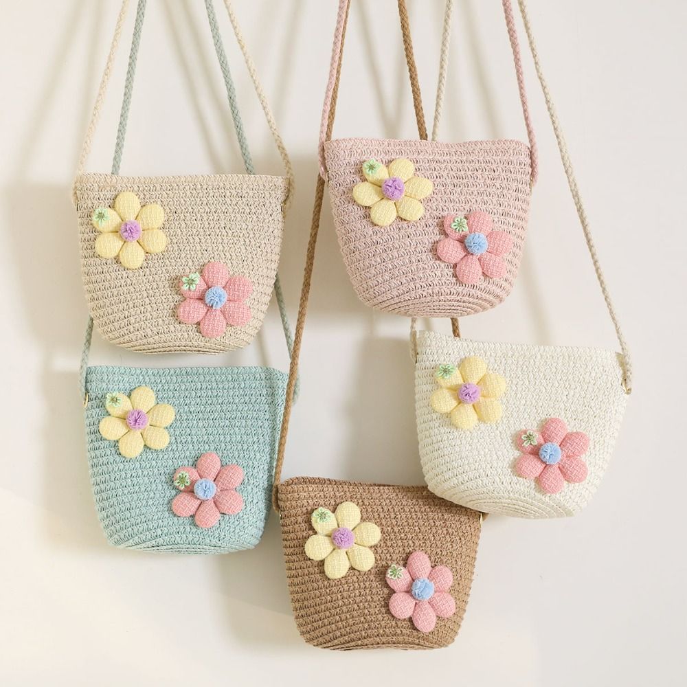 Bolsa de Palha Artesanal para  - Flower Girl Basket avaliação e preço