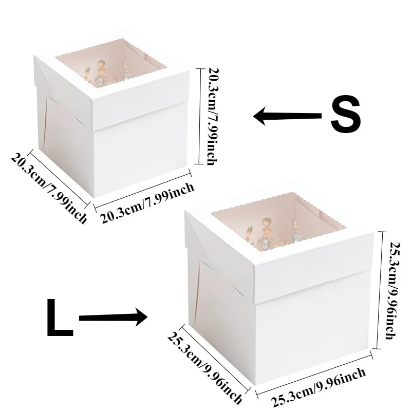 Caixas de Bolo Descartáveis Br - Wedding Supply Decor avaliação e preço