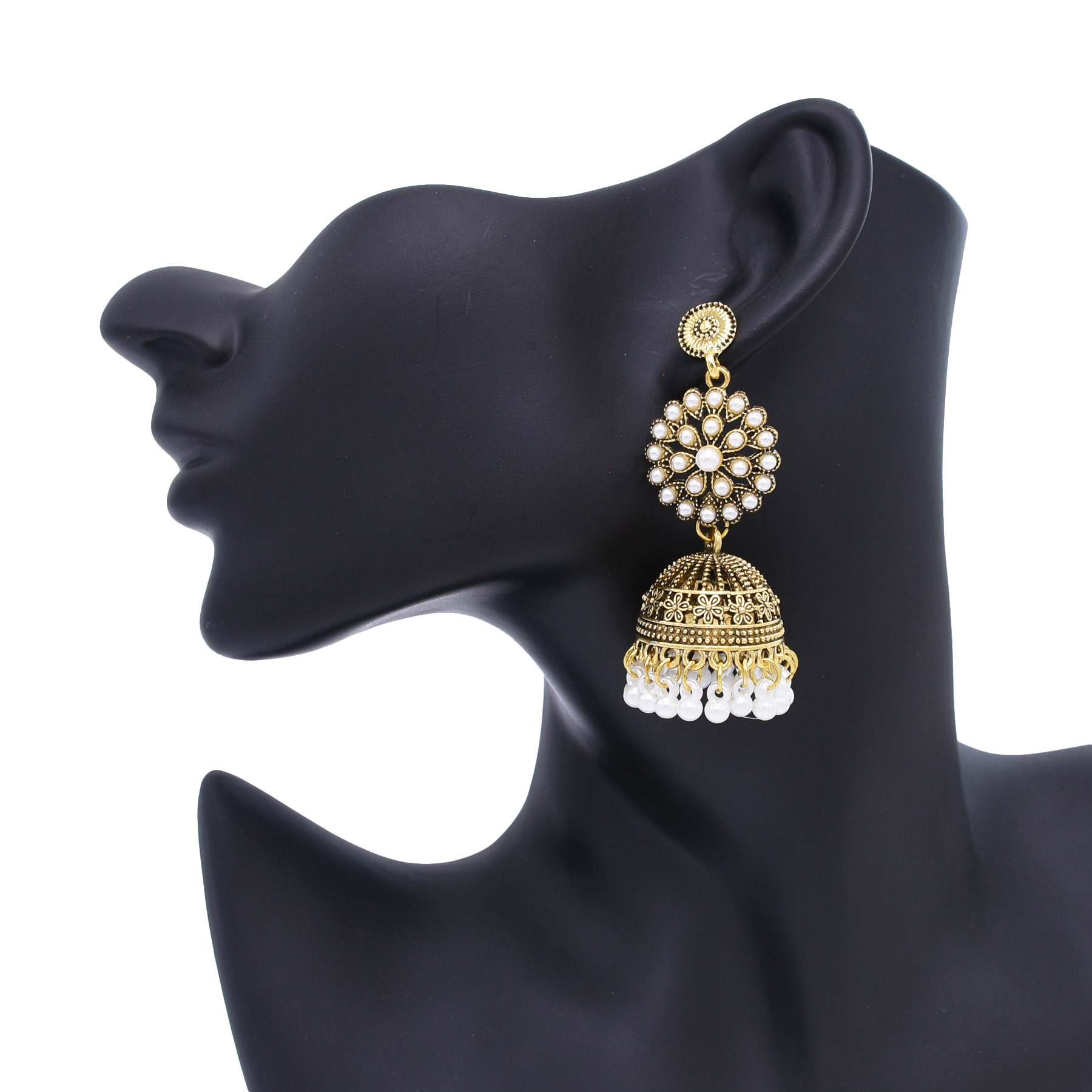 Brincos jhumka indianos tradic - Indian Wedding Supply avaliação e preço