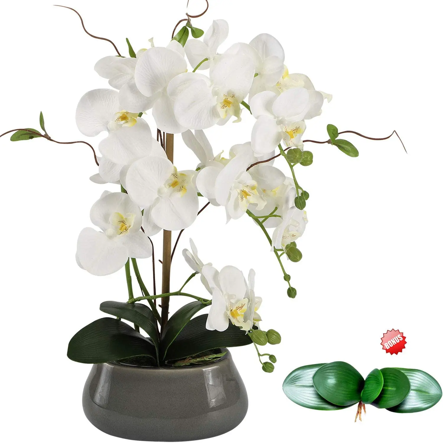 Orquídea Artificial Flores Cen - Flower Girl Basket avaliação e preço