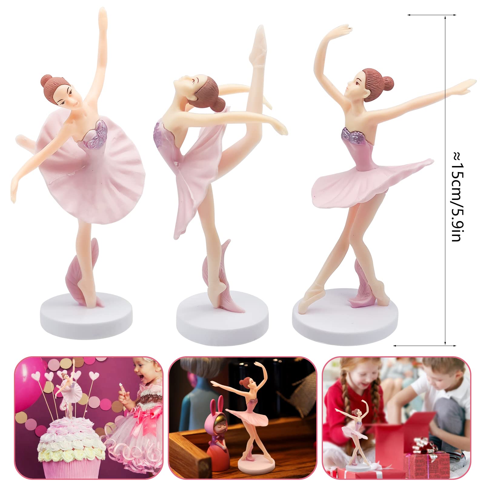 3 pçs de boa qualidade estatue - Good Supply Wedding Cake avaliação e preço