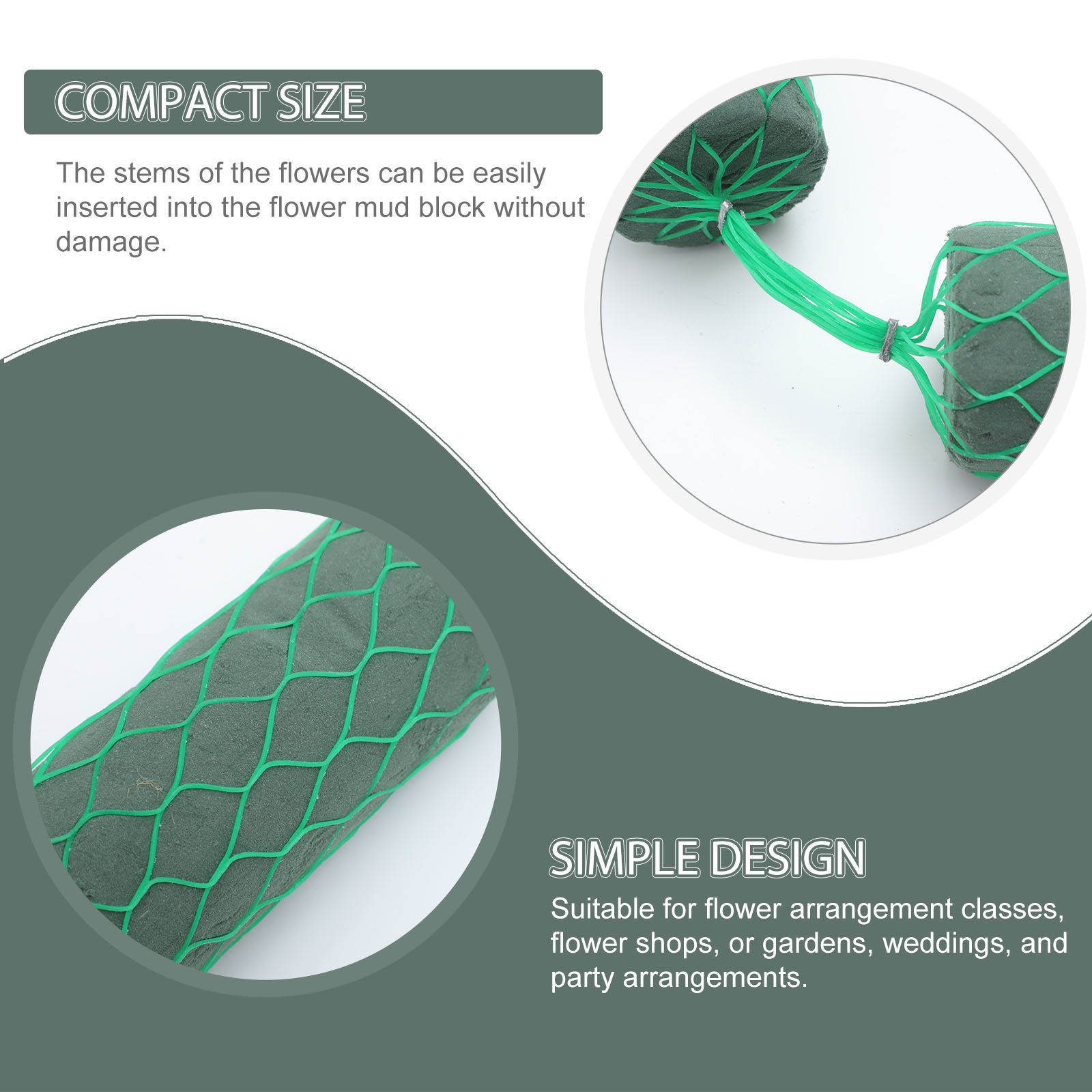 1 Conjunto de Espuma Floral em - Wedding Supply Decor avaliação e preço