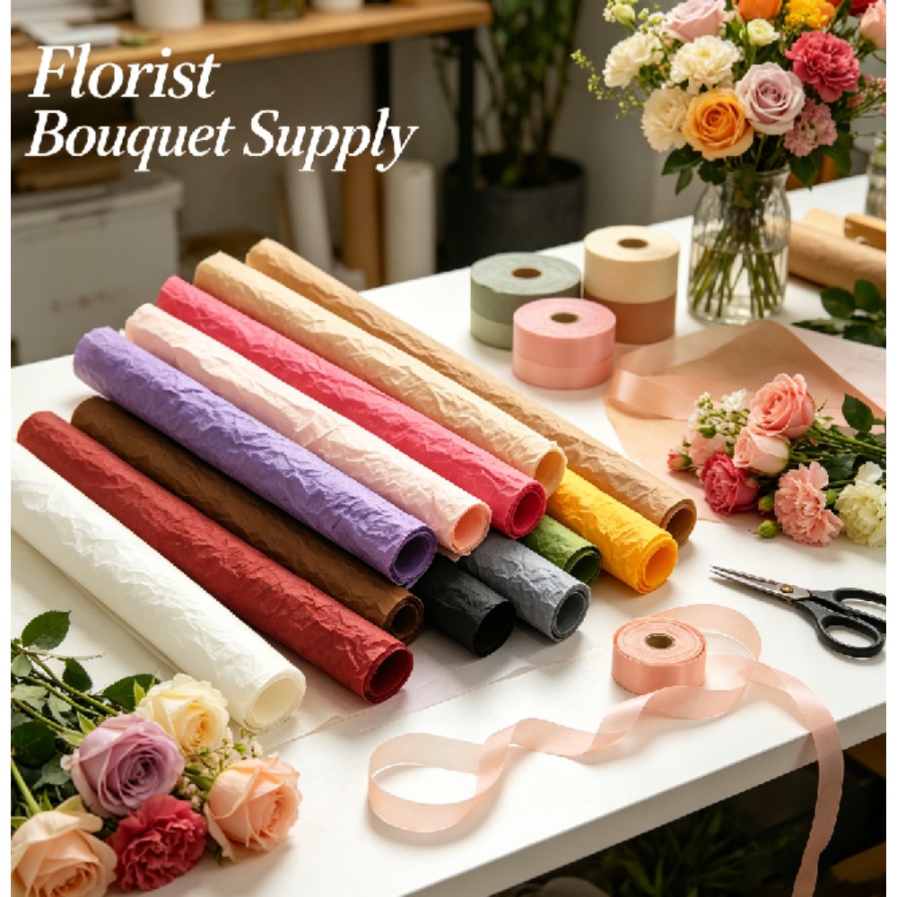 Papel de Embrulho Floral Gross - Good Floral & Wedding Decor Supply Photos avaliação e preço
