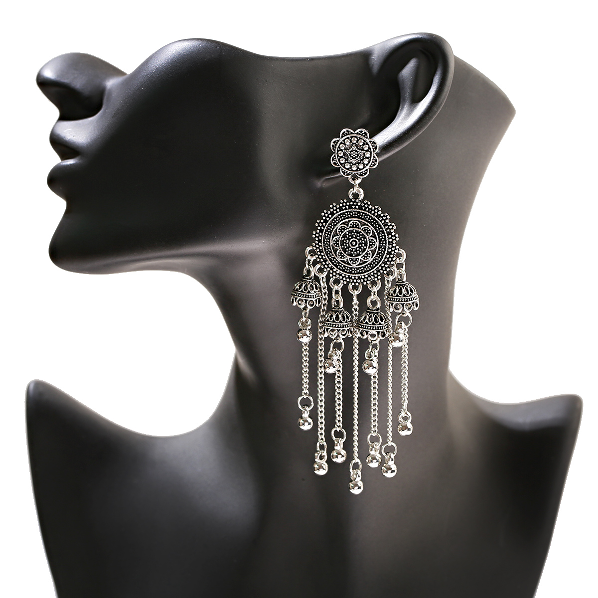 Conjunto de brinco e grampo pa - Indian Wedding Supply avaliação e preço