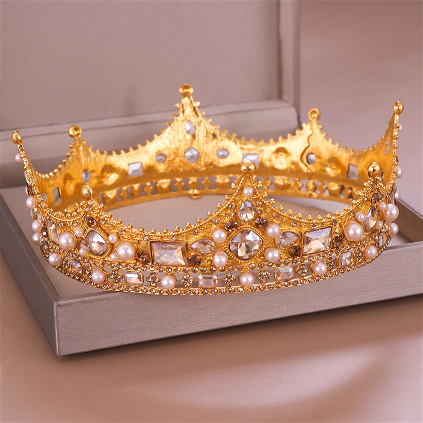 Coroa de Noiva com Strass, Tia - Wedding Supply Decor avaliação e preço