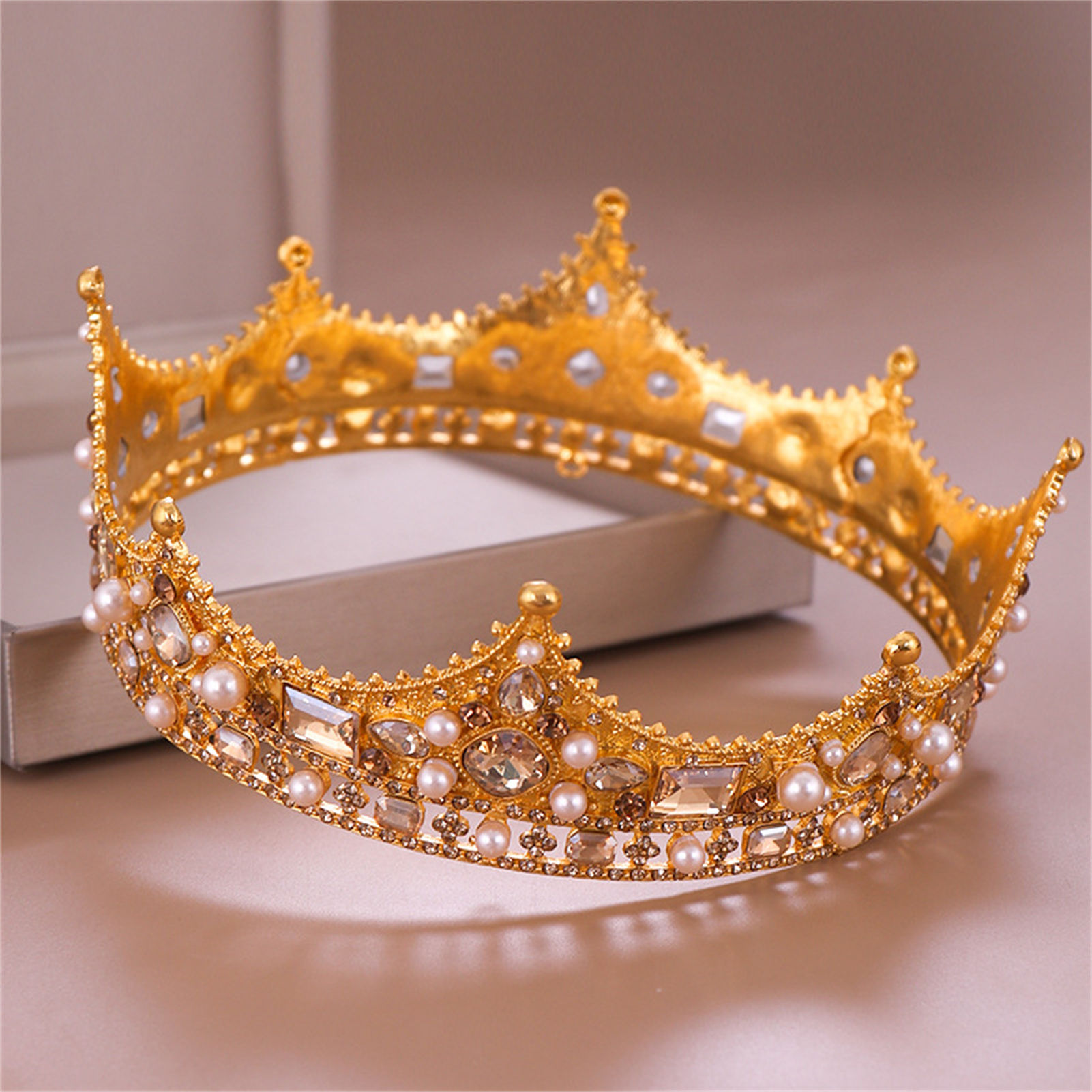 Coroa de Noiva com Strass, Tia - Wedding Supply Decor avaliação e preço