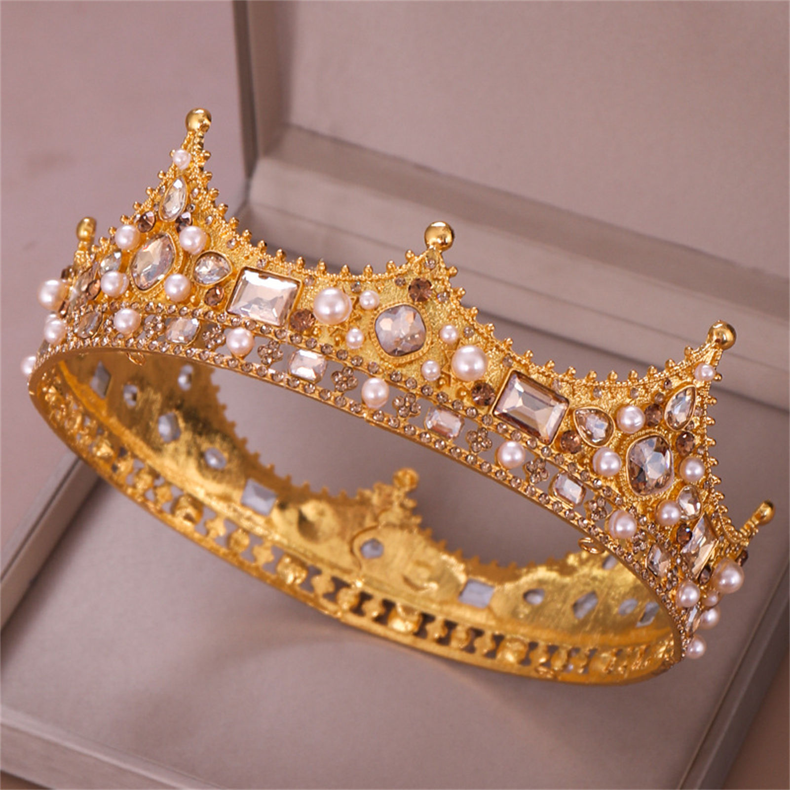 Coroa de Noiva com Strass, Tia - Wedding Supply Decor avaliação e preço